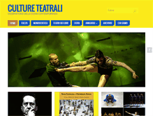Tablet Screenshot of cultureteatrali.org